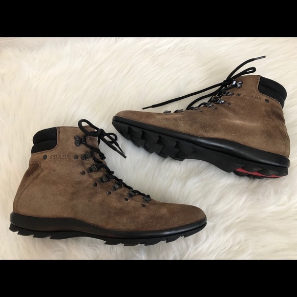 prada mens hiking boots